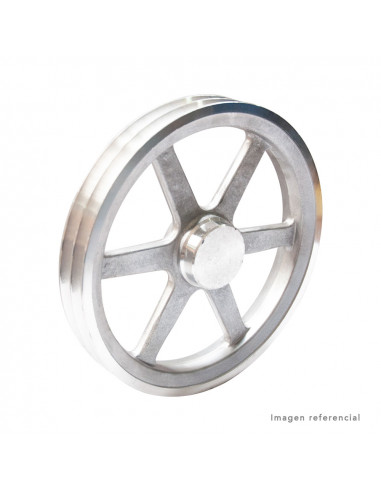 POLEA DE ALUMINIO 2 A 4