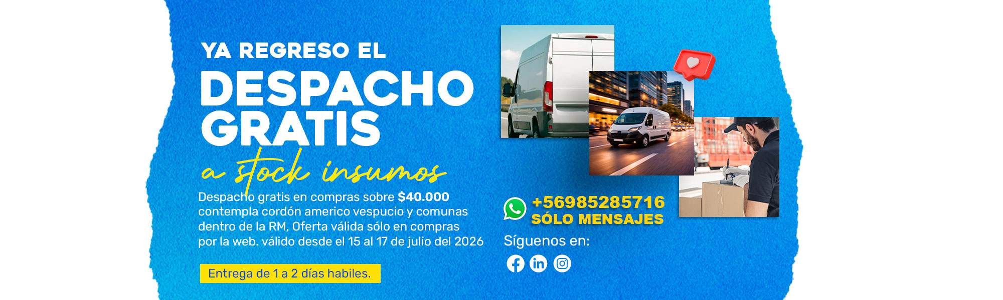 Despacho gratis